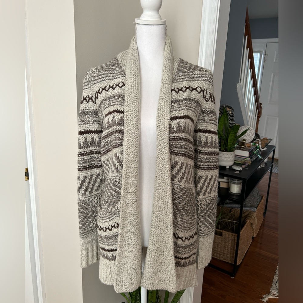 Lucky Brand Southwestern Cardigan with pockets Size XS